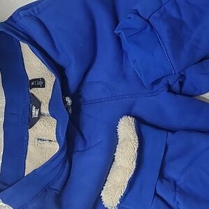 Lands' End Royal Blue Sherpa Sweatpants XL